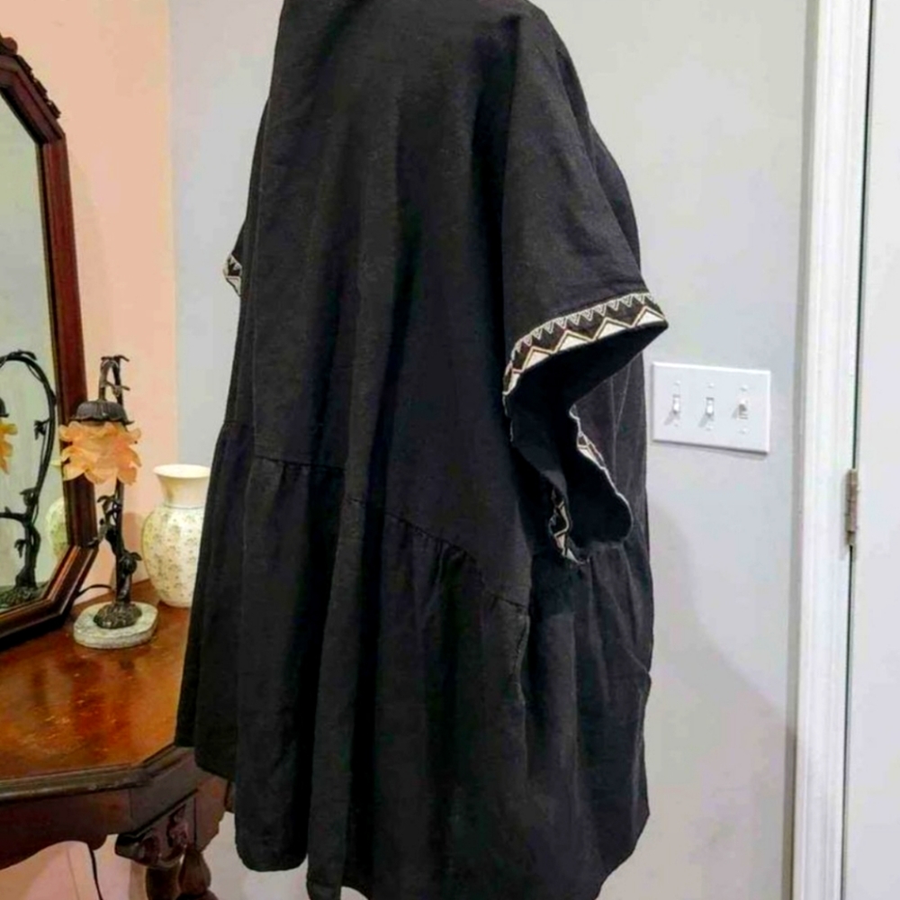 NEW 4X Sonoma Linen Blend Blouse - Picture 5 of 7